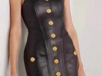 Balmain Mini leather Dress Balmain Tweed Dress Balmain Knit Dress Skirts
