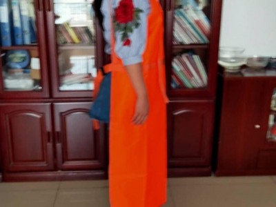 garden protective apron Lawn Mowing protective Orange Protective clothing