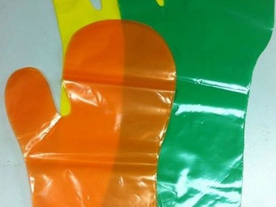 Disposable mitt gloves