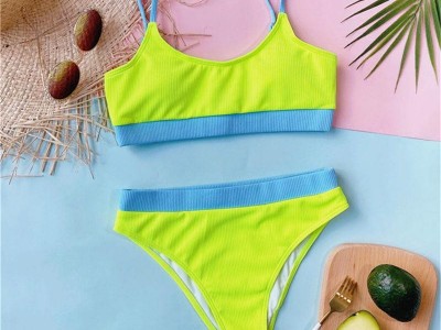 Wholesale and Retail Women Sexy Brazilian Bikini Retro Swimsuit