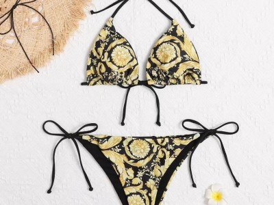 Barocco Print Bikini Top for Women sexy swimsuits