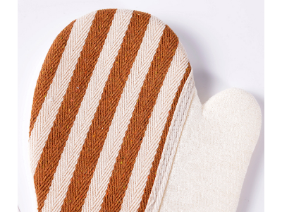 Fashion hemp hand bath gloves for shower