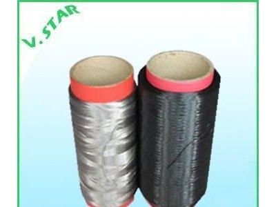 Polyester HIGH tenacity dope dyed yarn 210D black