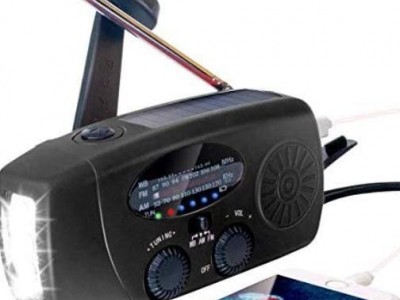 Weather Radio/NOAA Radio/Solar Hand crank radio/Emergency Radio/ power bank