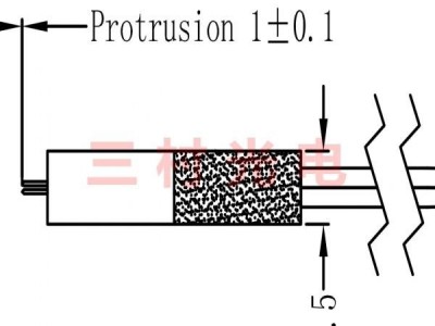 Lensed fiber array