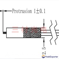 Lensed fiber array