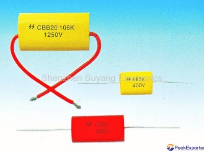 (CBB20)Metallized polypropylene film capacitor, Axial type(MPA Ser.)