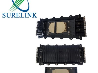 Extra Large 288 Cores Horizontal Type Optical Fiber Cable Joint Closure
