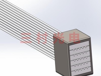 2D fiber array