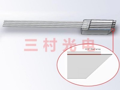 45 degree fiber array