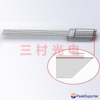 45 degree fiber array