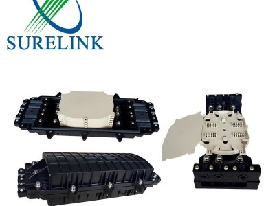 Cable Connection Fiber Optic Splice Closure Joint Box with 3 Inlets Outlets