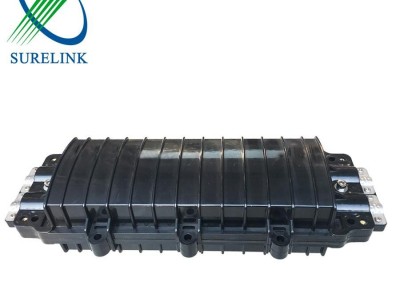 FTTH PLC Splitter Fiber Distribution Splice Closure with 3 Inlets Outlets
