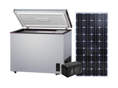 300L compressor cooling dc chest solar freezer BD/BC-300