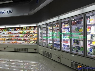 E8 NEW YORK Supermarket Glass Door Fridge