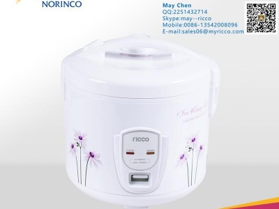 Deluxe 1.8L jar rice cooker with flower