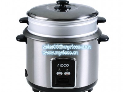 Stainless steel straight type electric rice cooker