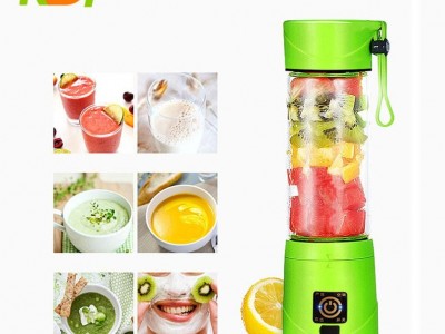 Ice crusher 420ml 4 blades portable rechargeable mini travel blender