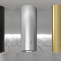 cylinder island cooker hood