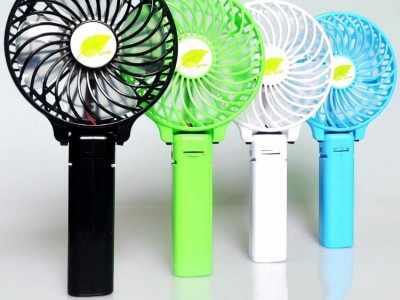 Mini battery operated cooling fan handheld personal foldable fans for travel