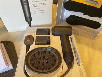 Dyson Supersonic Hair Dryer Nickel/Purple 3rd Generation HD03