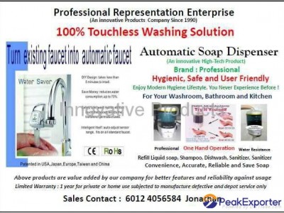 100% Touchless Hand Wash Solution