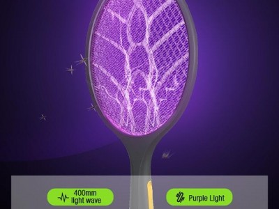 2 IN 1 Mosquito Swatter and Electronic Killer Lamp
