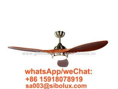 54 inch Industrial remote ceiling fan with LED light for home appliances