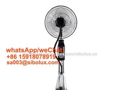 16 inch misting fan with remote control and LED diaplay/ventilador stand fan