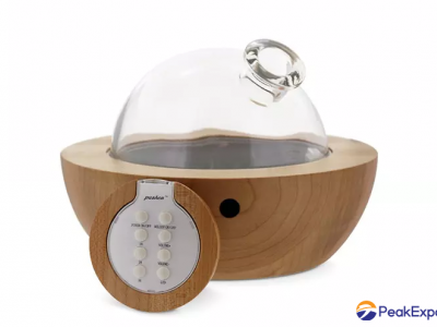 Ultrasonic humidifier aroma diffuser solid wood remote control