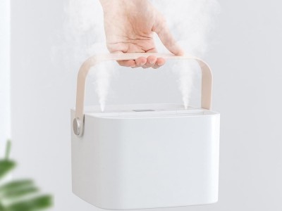 Portable Ultrasonic Air Humidifier Double Spray Handheld Rechargeable Mini