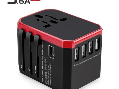 Global wall charger with 15W USB-C quick charge