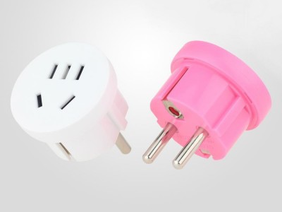 WP-4.8E China to Europe/Korea travel adapter plug