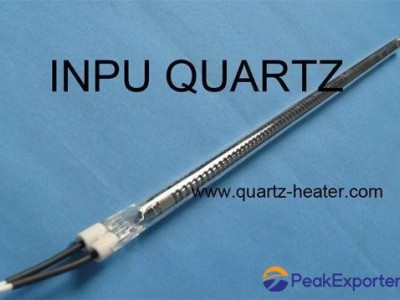 Carbon fiber quartz heate with one end