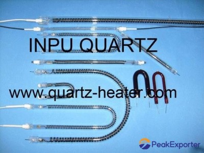 Carbon heater elements and carbon fiber quartz tubing with U sharp