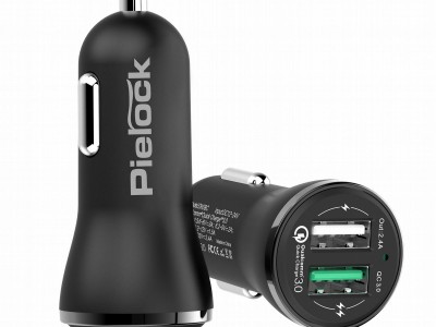 Quick Charge 3.0+2.4A smart port  - Dual USB 30W Fast Car Charger Adapter