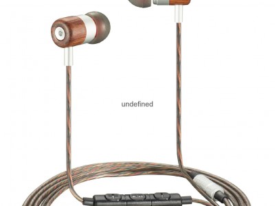 Nostalgia Wood Earphone In Ear Headset Wired Earbud