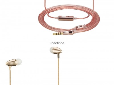 2016 HOt Selling Wired Earphone Eletroplated Shiny Headsets