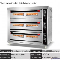 SA baking equipment Commercial oven Large capacity one layer two plate electric