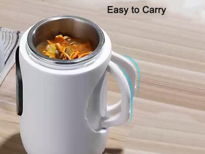 Automatic Shut-Off 700ml Portable Travel Stainless Steel Electric Kettle