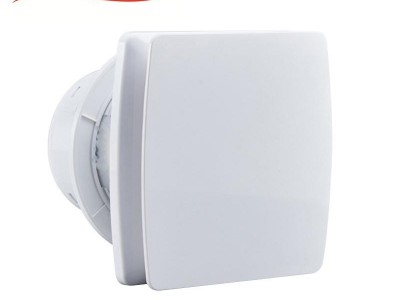 Humidity Sensor 6 Inch Sliver Grey ABS Ventilation Exhaust Fan