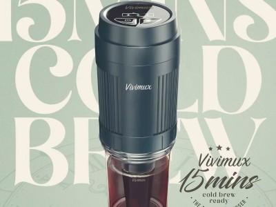 3 mins electric cold brew maker , portable NEW
