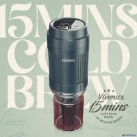 3 mins electric cold brew maker , portable NEW