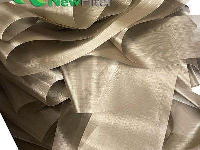 Gold tone steel wire mesh for coffee filter