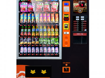 Coffee and Snacks Combo Vending Machine