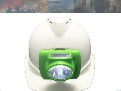 KL6-C 13000Lux  Cordless miners cap lamp with OLED screen and 6.2ah battery