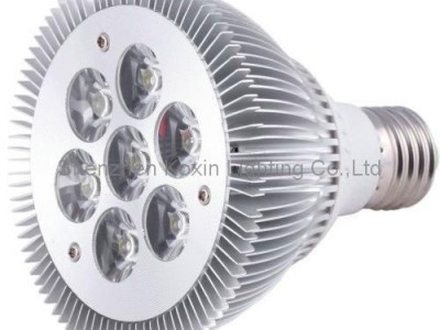 Dimmable powerful led par lamp PAR30 7*1W