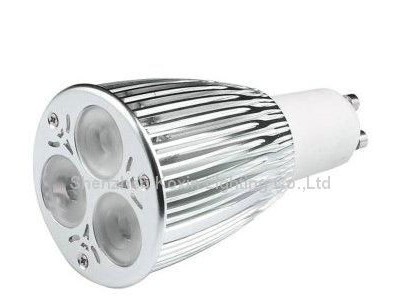 LED light bulbs GU10 E27 CREE3X3W led heat sink solar light lamp lighting spots
