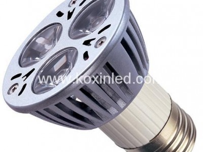 High power led spotlight E27 3x1W