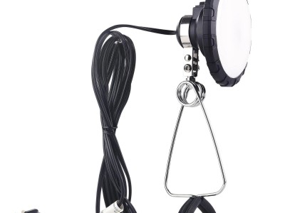 600-Lumen LED Clamp Lamp Light Socket with 5.5 Inch Aluminum Reflector